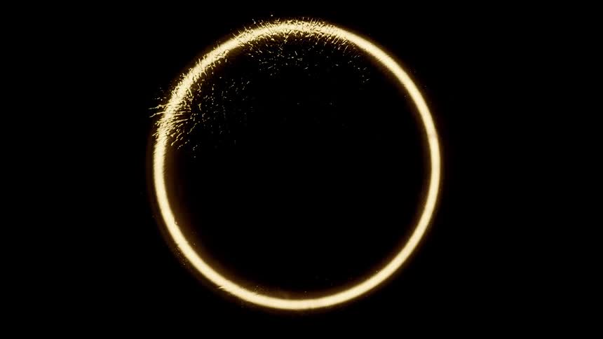 A bright ring is in the dark