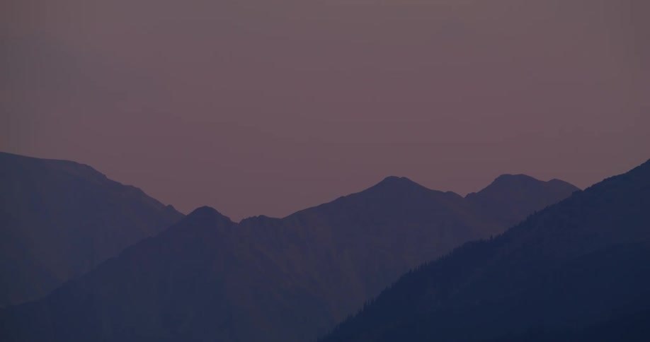Mountain range with trees