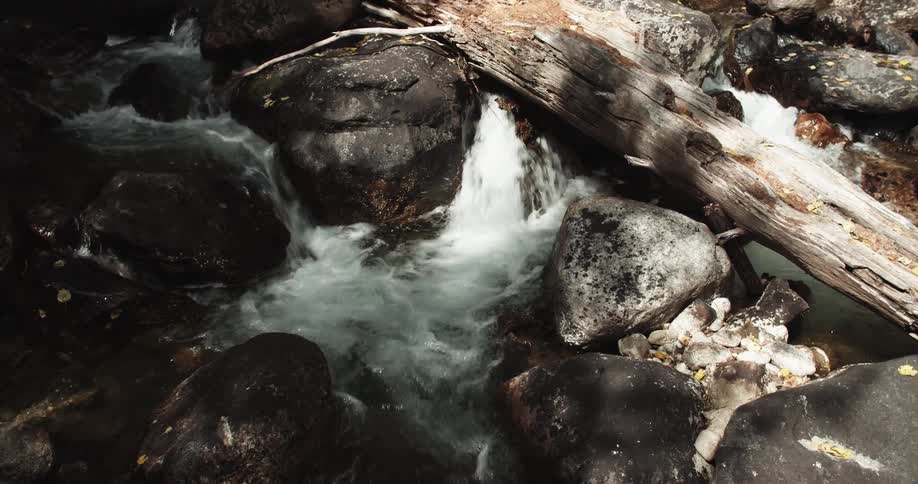 Waterfall with rocks