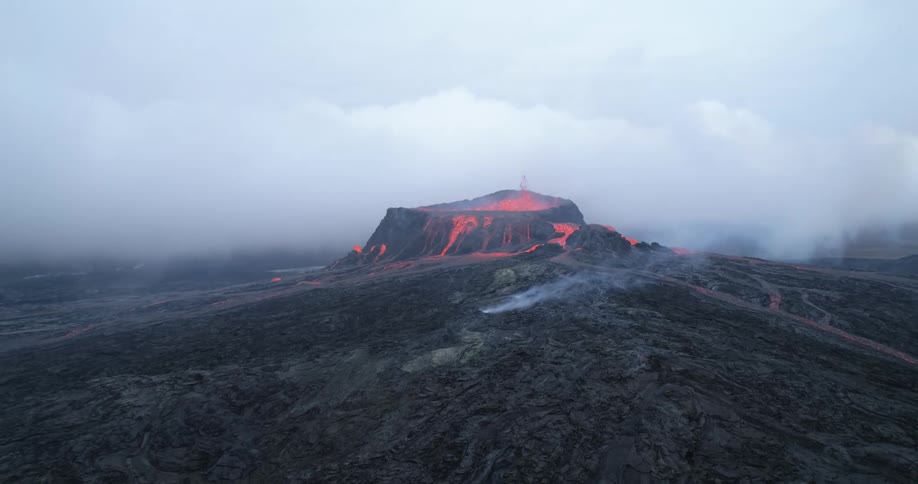 Volcanic eruption