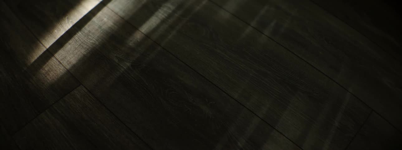 Shadows on wood flooring in a home