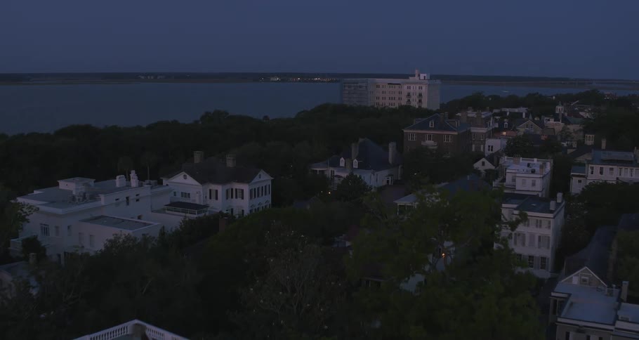 The town is by the water
