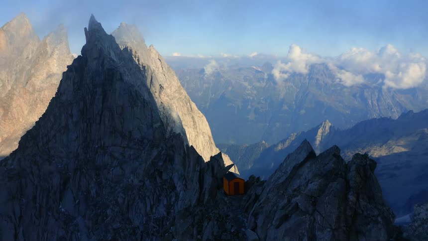 A mountain range