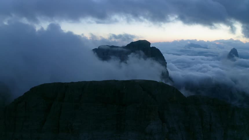 Tall mountain ranges