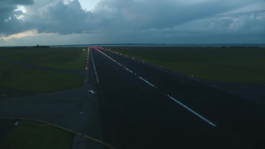 Airport plane runway