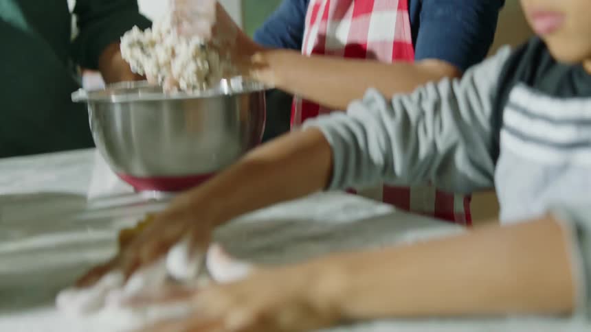 Children baking