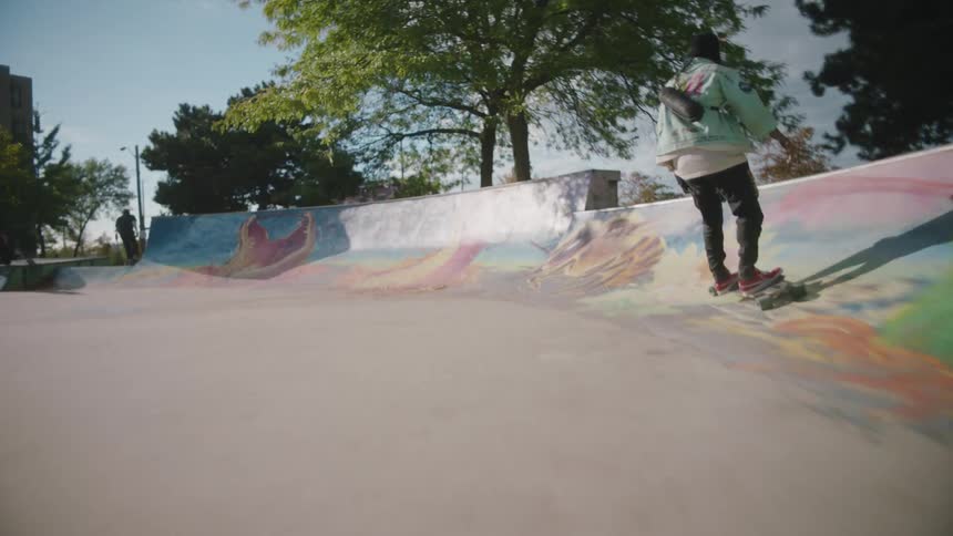 Person skateboarding
