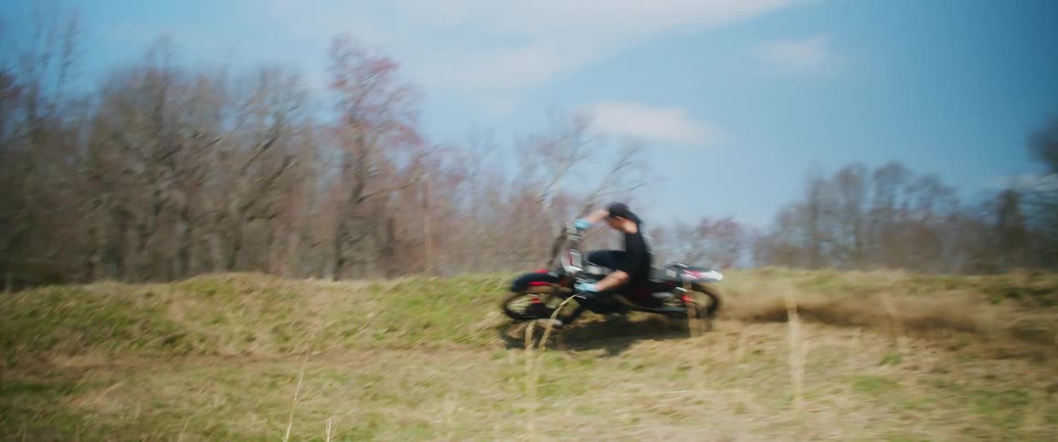 Person riding dirt bike