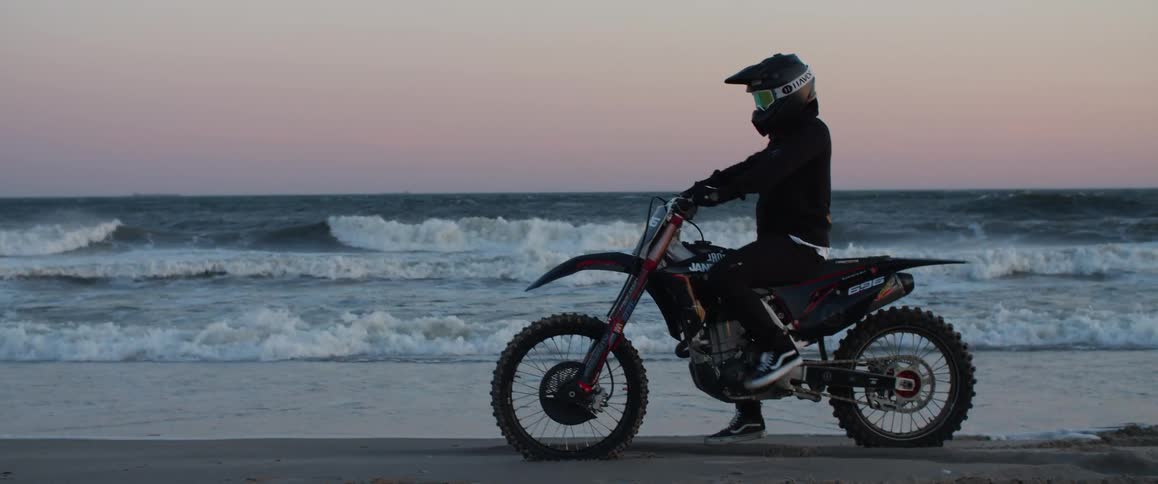 Person riding dirt bike