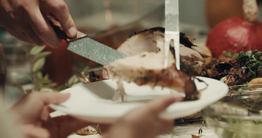 People serving food