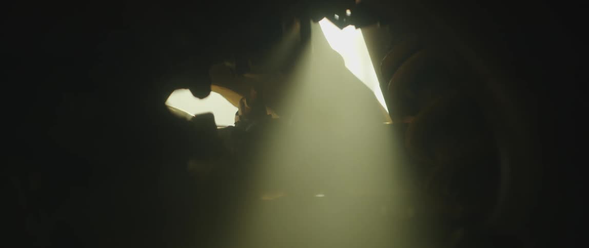 The sun is shining in the dark engine