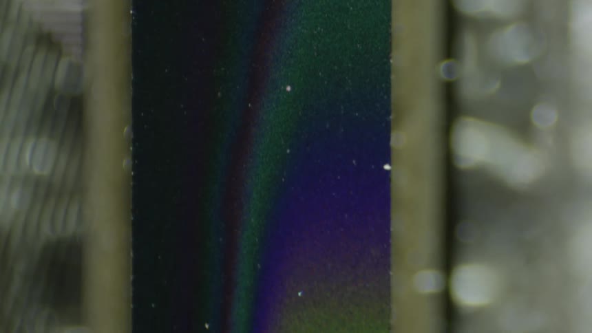 The close up of the mechanical device has metal