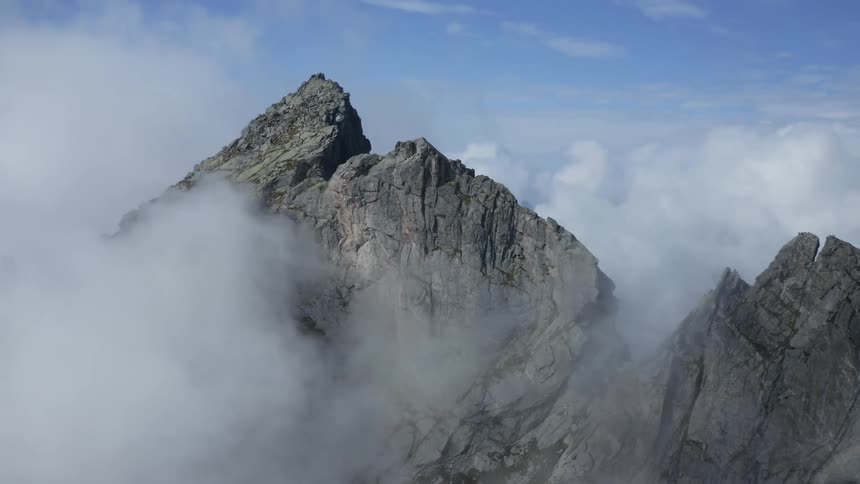 Tall mountain range