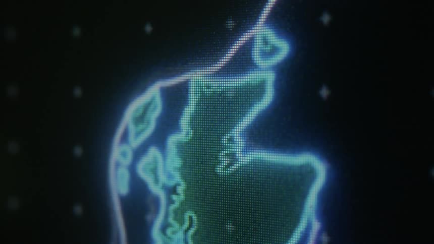 A visual display on an electronic screen