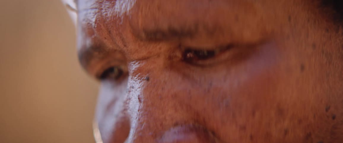 Close-up of tribal man