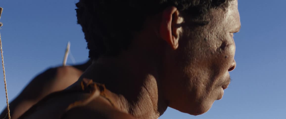 Two men look into the distance