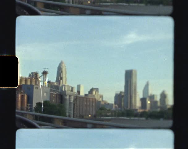 The city is full of tall buildings