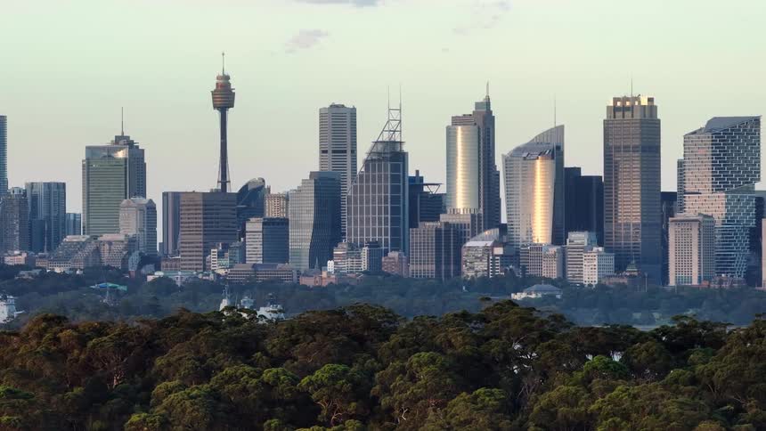 Densely packed skyscrapers in a metropolis during the day