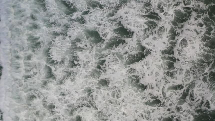 Waves reaching the coast