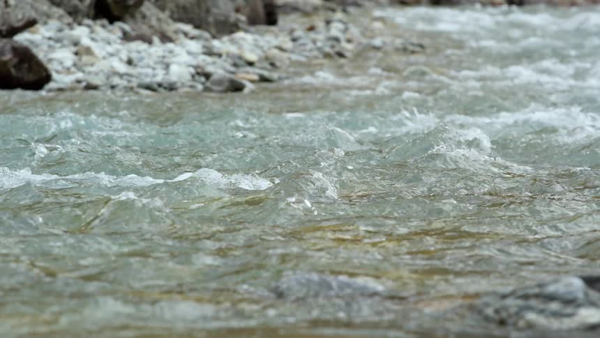 A river flowing