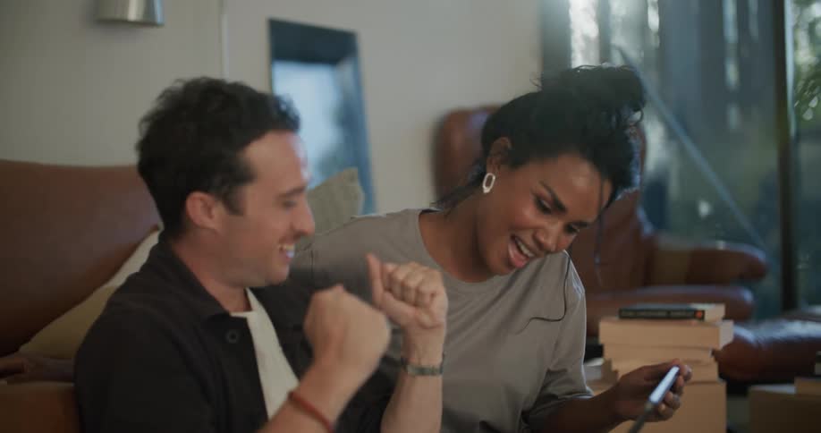 A view of two people using a tablet