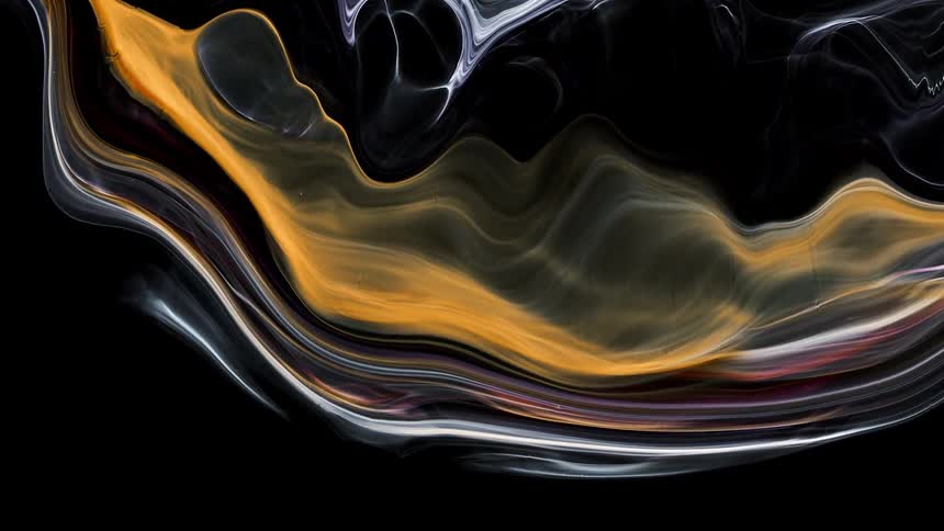 Abstract liquid colors seperate