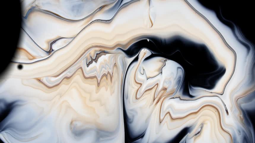 Abstract colors are mixing together