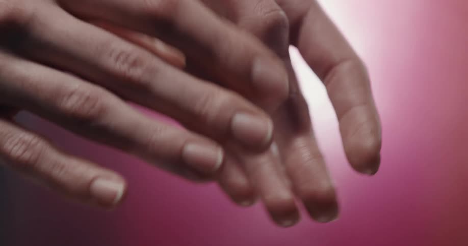 A person is moving their hands together