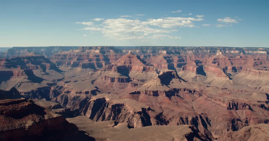 Aerial view of mountains are displayed at midday