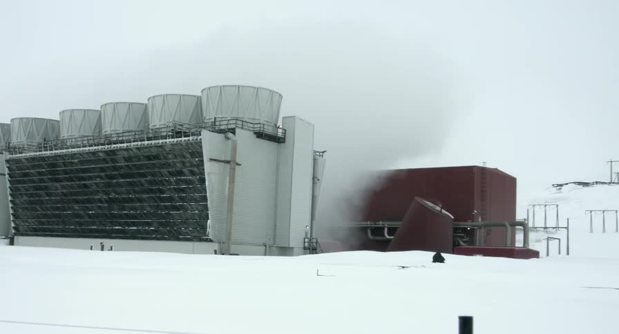 The Krafla power station in Iceland