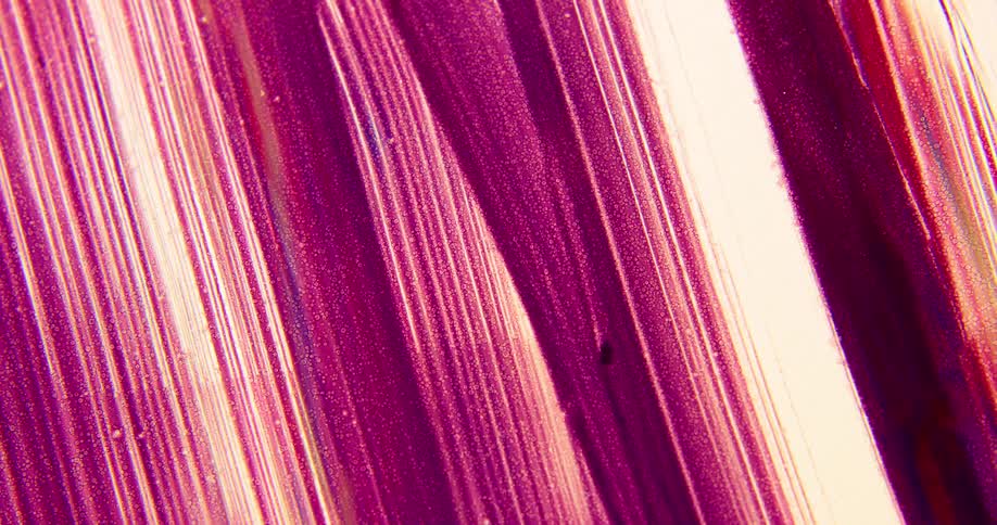 Magnified red and white stripes