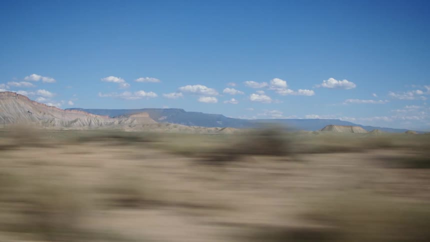 The fields lead to mountains