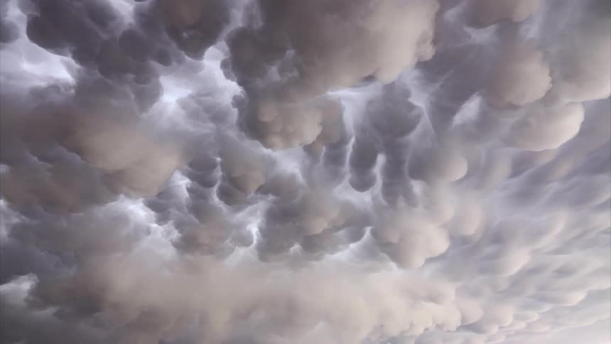 Clouds moving across the sky