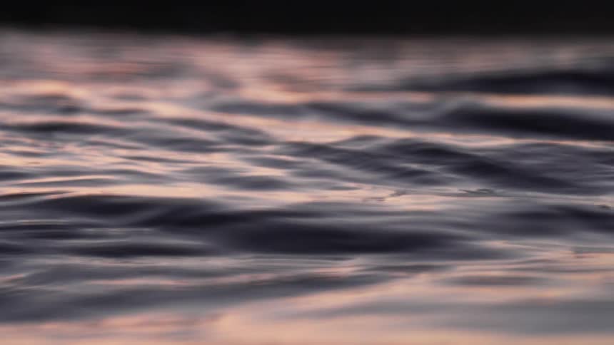 Small waves in the ocean water