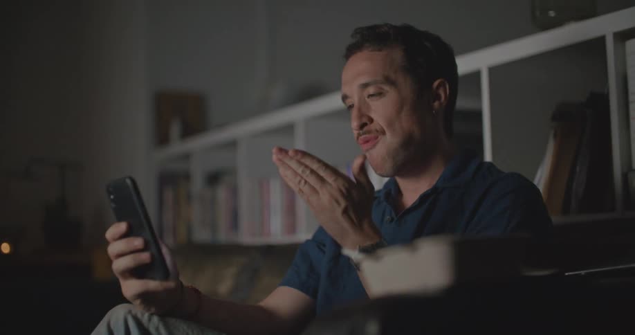 A man talking on a phone