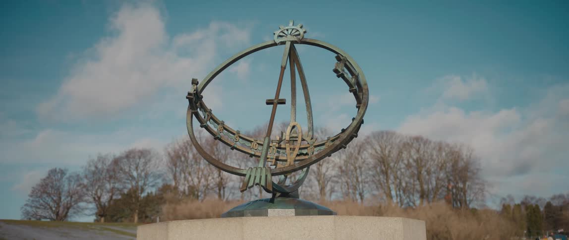 The Sundial at the Vigeland sculpture installation of Frogner Park, in Oslo, Norway