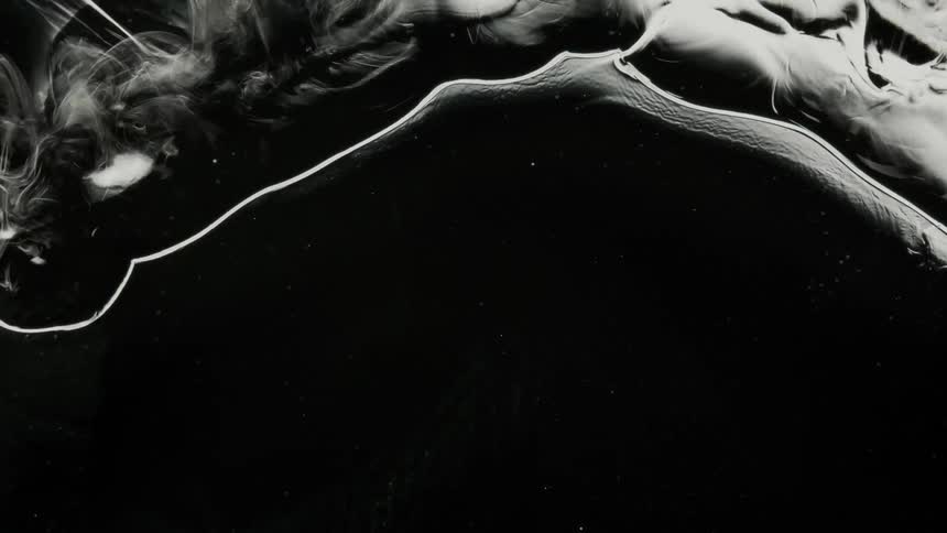 The liquid is moving around