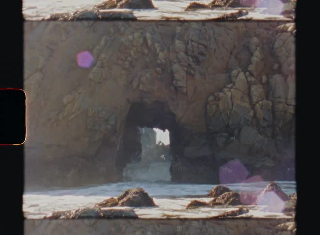 Pfeiffer Beach Big Sur California Beach Waves 8 Film 4k scan