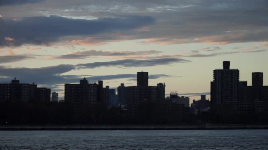NYC Skyline at sunset