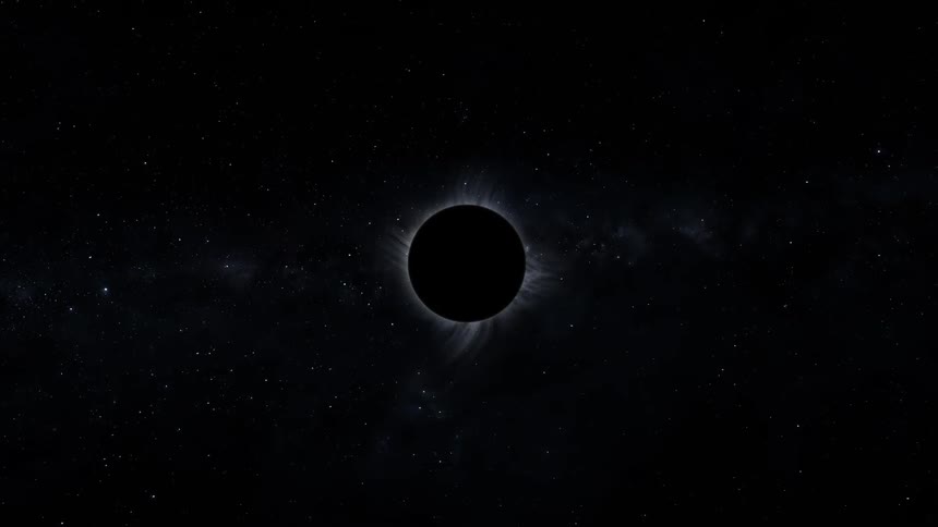 an eclipse from outerspace