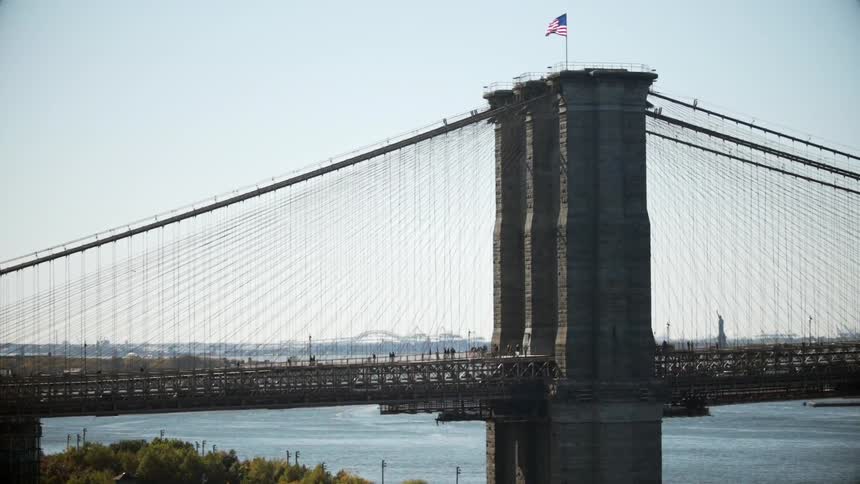 A bridge on a clear day
