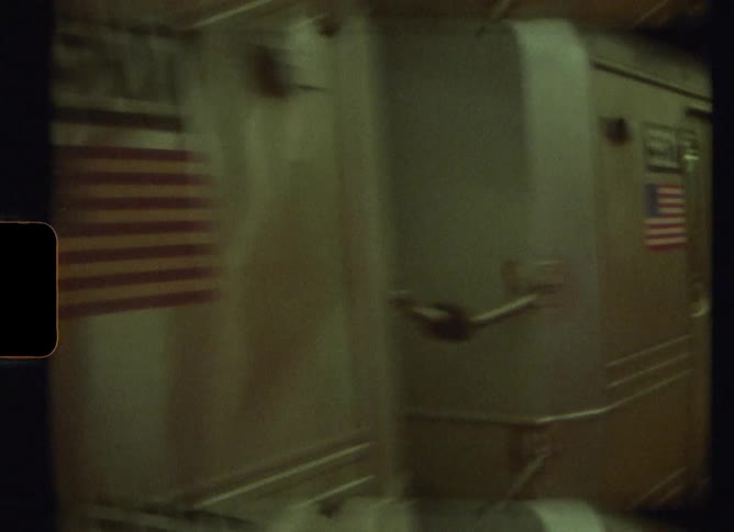 A train takes off from the underground station