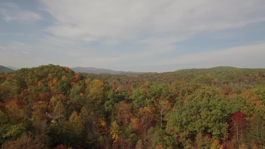 Fall Smokey Mountain Aerials