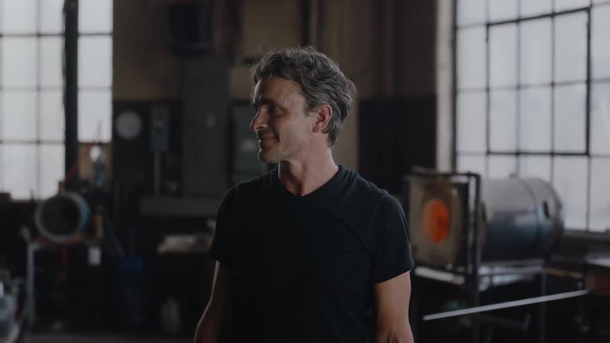 A man in his workshop