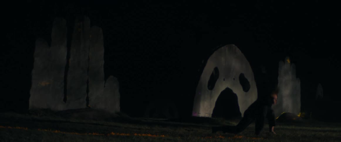 Woman is doing dance poses in the night time