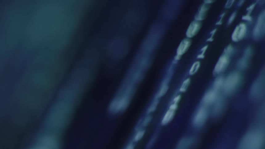 The code moves on the screen