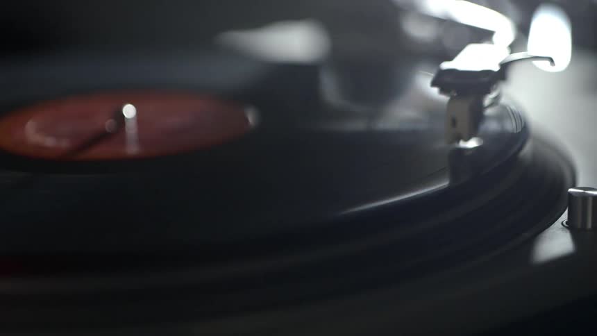 A record player