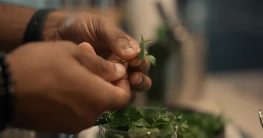 Person preparing food