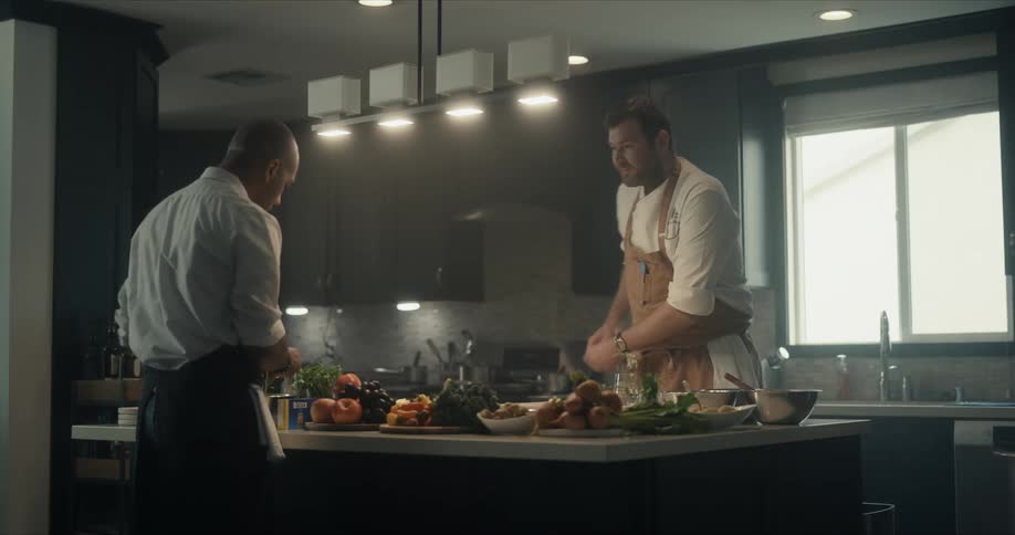 People preparing food