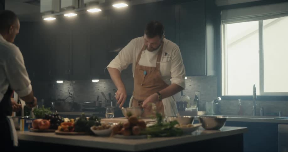 People preparing food